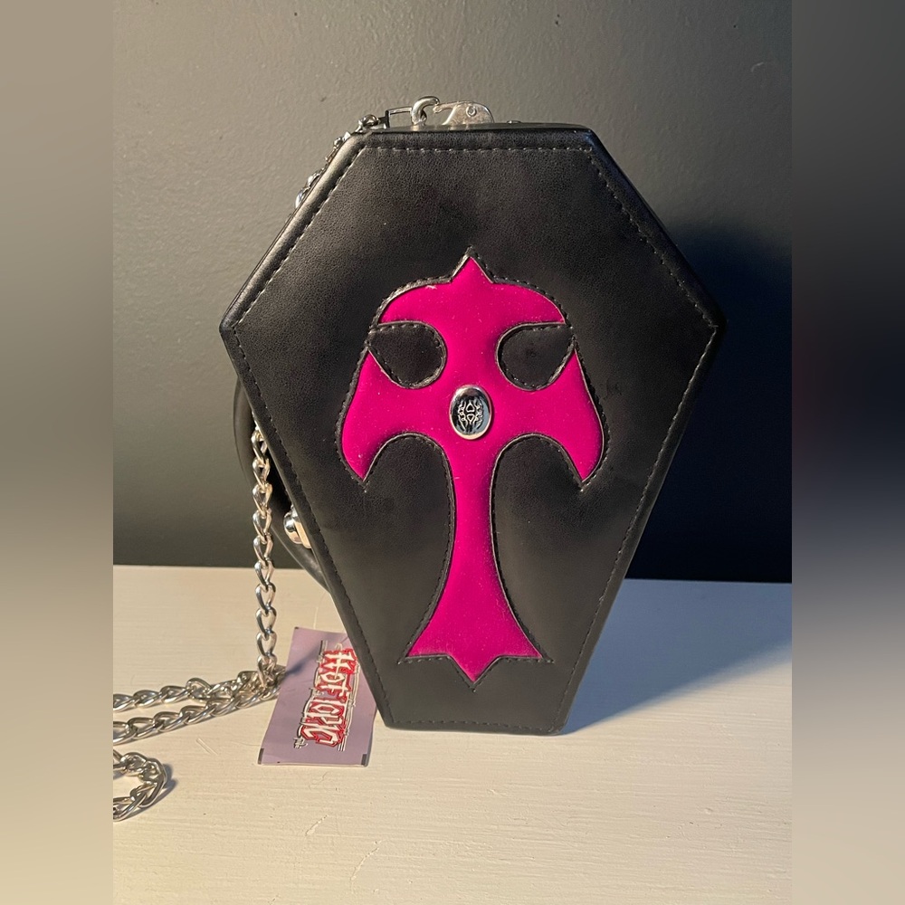 Vintage Y2K Goth Coffin Purse from Hot Topic New with Tags